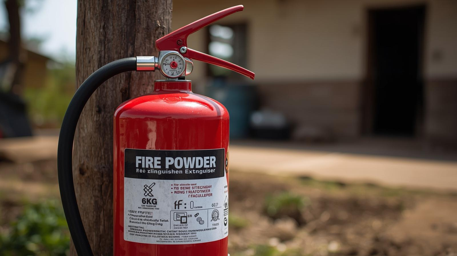 6KG Dry Powder Fire Extinguisher 2